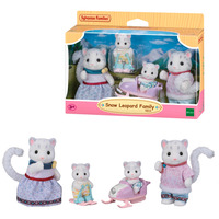 EPOCH Sylvanian Families - Schneeleoparden Familie, Konstruktionsspielzeug 