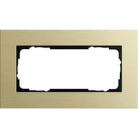 Gira Abdeckrahmen 2fach, Abdeckung gold, Retail