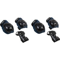 HUDORA Biomechanisches Protektoren Set Comfort blau/schwarz, Größe S