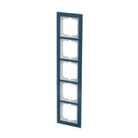 Busch-Jaeger Abdeckrahmen 5-fach blau, Retail
