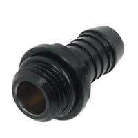 Alphacool HF Schlauchtülle "FatBoy" G1/4, Verbindung schwarz, für harte Schläuche (PUR), weiche Schläuche (PVC, Silikon, Neoprene)