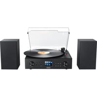 Karcher MC 8000DI, Kompaktanlage schwarz, Plattenspieler, UKW/DAB+, Internetradio, Bluetooth