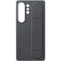 Samsung Standing Grip Case, Handyhülle schwarz, Samsung Galaxy S25 Ultra