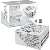 ASUS ROG Strix 1000W Platinum White Edition (ROG Equalizer), PC-Netzteil weiß, 1x 12 Pin High Power GPU, 4x PCIe, Kabelmanagement, 1000 Watt