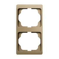 Busch-Jaeger Rahmen zwei fach senkrecht alpha 1732 KA-21 bronze, Retail