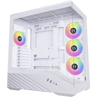 Lian Li Vector V100R, Tower-Gehäuse weiß, Tempered Glass x 2