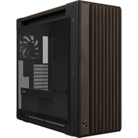 ASUS PROART PA602 WALNUT WOOD TG PWM MODERN BLACK, Tower-Gehäuse braun/holz, Tempered Glass