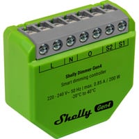 Shelly Dimmer Gen4 grün, Multi-Protokoll-Konnektivität