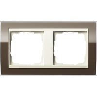 Gira Abdeckrahmen 2fach braun, Retail