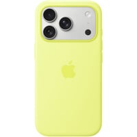 Apple Silikon Case mit MagSafe, Handyhülle neon-gelb, iPhone 17 Pro 