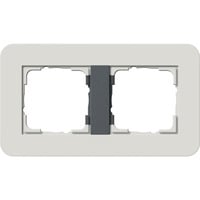 Gira Abdeckrahmen 2fach grau, Retail
