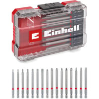 EINHELL  Bit-Set in M-CASE, 16-teilig, Bit-Satz extra lang, 90 mm