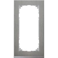 Merten Decor Rahmen 2 fach edelstahl, Retail