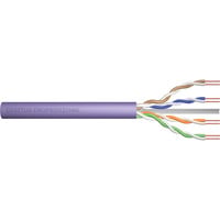Digitus Professional Cat.6 U/UTP Verlegekabel simplex, Cca violett, 500 Meter Trommel