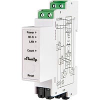 Shelly Pro 3EM 120A v2, Messgerät weiß, Stromzähler, DIN-Schienen-montierbar