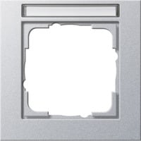Gira Abdeckrahmen einfach aluminium, Retail