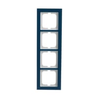 Busch-Jaeger Abdeckrahmen 4-fach, Abdeckung blau, Retail