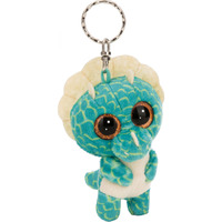 NICI GLUBSCHIS Schlüsselanhänger Dino Toppy Tops, Schlüsselring grün