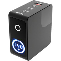i-tec 140W Intelligent Multiport USB Charger, Ladegerät schwarz
