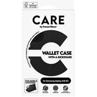 PanzerGlass Wallet Case mit Kickstand, Handyhülle schwarz, Samsung Galaxy A36 5G