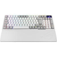 ASUS ROG Azoth 96 HE, Gaming-Tastatur weiß, DE-Layout, ROG HFX V2