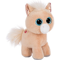 NICI Glubschis Pony Miss Cinnamon, ca. 17 cm, Kuscheltier beige