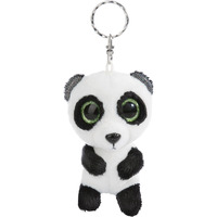 NICI Glubschis Schlüsselanhänger Panda Peppino, Kuscheltier weiß