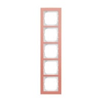 Busch-Jaeger Abdeckrahmen fünffach rosa, Retail