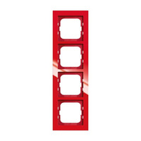 Busch-Jaeger Rahmen vierfach 1724-287 rot, Retail