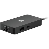 Microsoft Surface USB-C Travel Hub, Dockingstation schwarz, HDMI, RJ-45, USB-A, USB-C