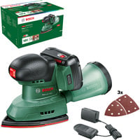 Bosch Heimwerken & Garten Akku-Multischleifer EasySander 18V-8 Set grün, Li-Ionen Akku 2,0Ah, POWER FOR ALL ALLIANCE