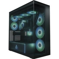 ARCTIC Xtender , Tower-Gehäuse schwarz (matt), Tempered Glass x 2 (getönt)