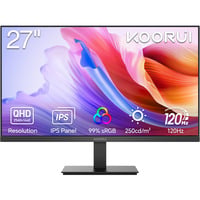Koorui E2721F, LED-Monitor 68.6 cm (27 Zoll), schwarz, QHD, IPS, HDMI, DP, HDR10, 100Hz Panel
