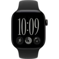 Apple Watch Series 12, Smartwatch schwarz, Aluminium, 42 mm, Sportarmband schwarz M/L