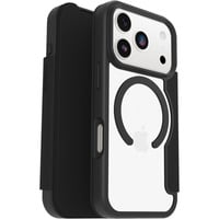 Otterbox React Folio, Handyhülle transparent/schwarz, iPhone 17 Pro, MagSafe