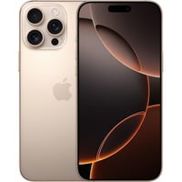 Apple iPhone 16 Pro Max 256GB Generalüberholt, Handy Titan Wüstensand, iOS