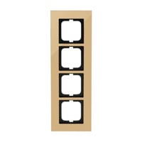 Busch-Jaeger Rahmen vierfach gold, Retail