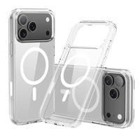 Nevox StyleShell SHOCKFlex, Handyhülle transparent, iPhone 17 Pro / iPhone 18 Pro, kompatibel mit MagSafe