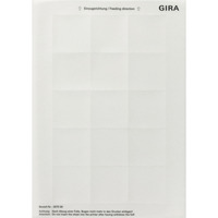 Gira Beschriftungsbogen 52 x 52 Millimeter Retail