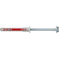 fischer Langschaftdübel DuoXpand 10x80 FUS R hellgrau/rot, 50 Stück