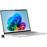 Microsoft Surface Laptop 7 Copilot+PC, Notebook platin, Qualcomm Snapdragon X Plus X1P-64-100, Qualcomm Adreno GPU, 16 GB LPDDR5X, 256 GB (256 GB SSD), Windows 11 Home