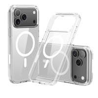 Nevox StyleShell SHOCKFlex, Handyhülle transparent, iPhone 17 Pro Max /iPhone 18 Pro Max , kompatibel mit MagSafe