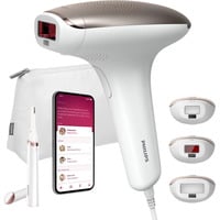 Philips Lumea IPL Series 7000 Advanced BRI923/00, Haarentferner weiß/roségold, mit Korrektur-Trimmer (HP6388)