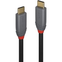 Lindy USB 3.2 Typ C Kabel, 5A PD, Anthra Line grau, 1m