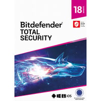 BitDefender Total Security, Sicherheit-Software Deutsch, 18 Monate / 3 Geräte