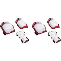 HUDORA Biomechanisches Protektoren Set Comfort pink/weiß, Größe M
