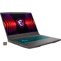MSI Thin A15 B7VF-410, Gaming-Notebook grau, AMD Ryzen 7 7735HS, NVIDIA GeForce RTX 4060, 16 GB DDR5, 512 GB (512 GB SSD), Windows 11 Home