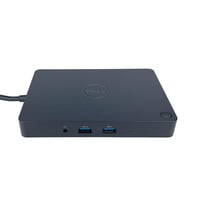 Dell WD15 USB-C Dock Generalüberholt, Dockingstation schwarz, HDMI, VGA, Mini DisplayPort