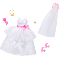Mattel 2er-Pack Braut Mode Puppenkleidung, Sets 