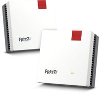 FRITZ!  Set 1700 2er-Pack, Repeater weiß/grau, Wi-Fi 7 mit bis zu 3,6 GBit/s